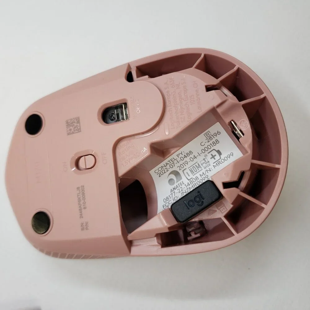 Logitech M170 Wireless Mouse - Rose Pink. 33ft range USB Dongle